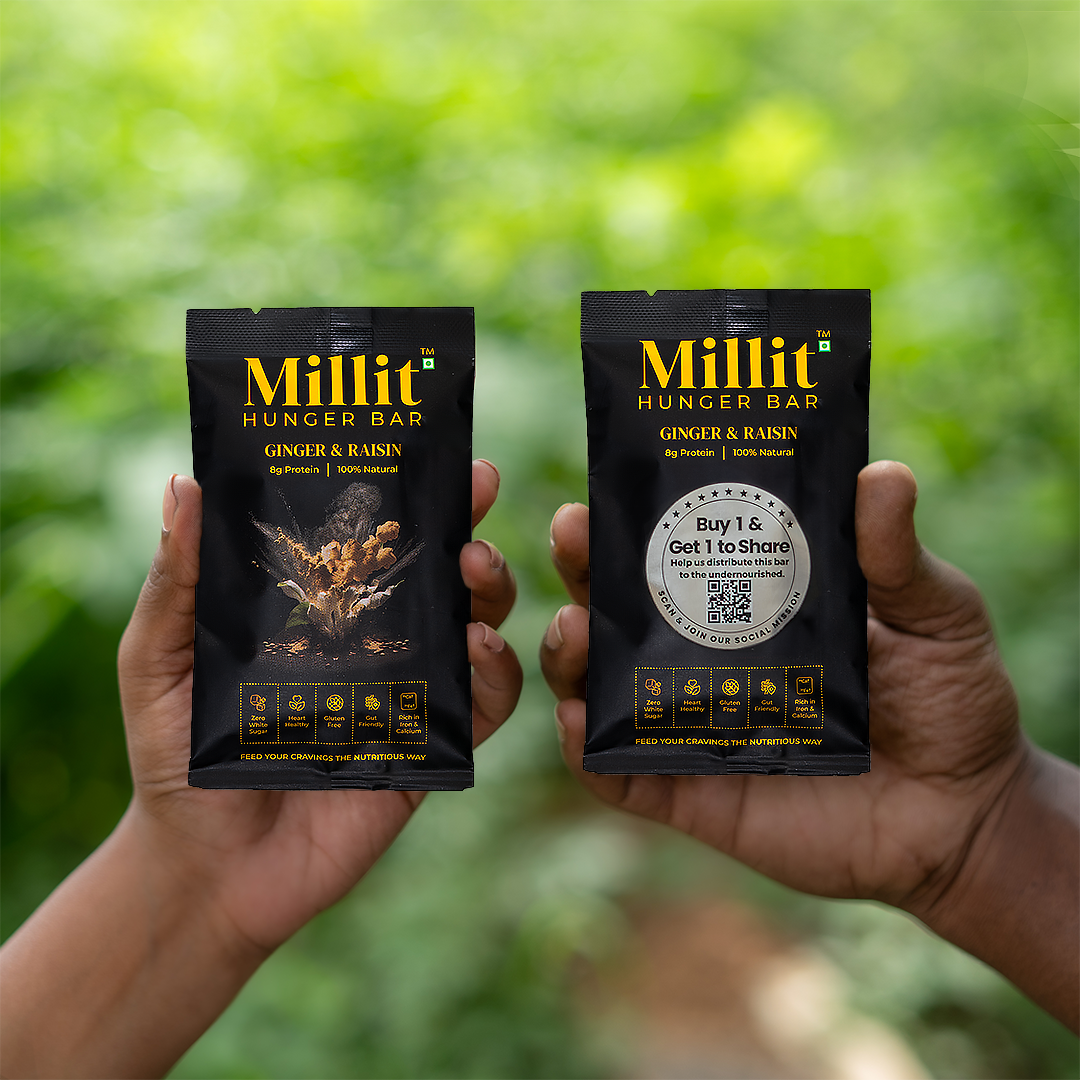 Ginger & Raisin - Millit Hunger Bar