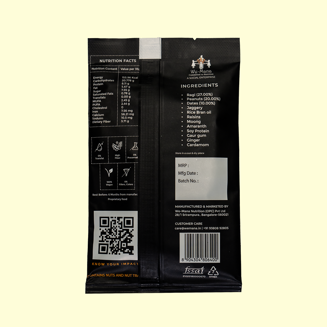Ginger & Raisin - Millit Hunger Bar