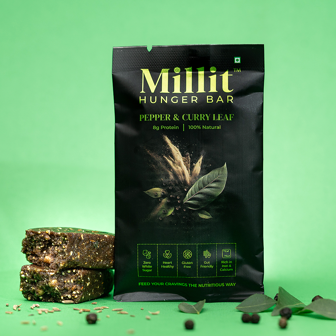 Pepper & Curry Leaf - Millit Hunger Bar